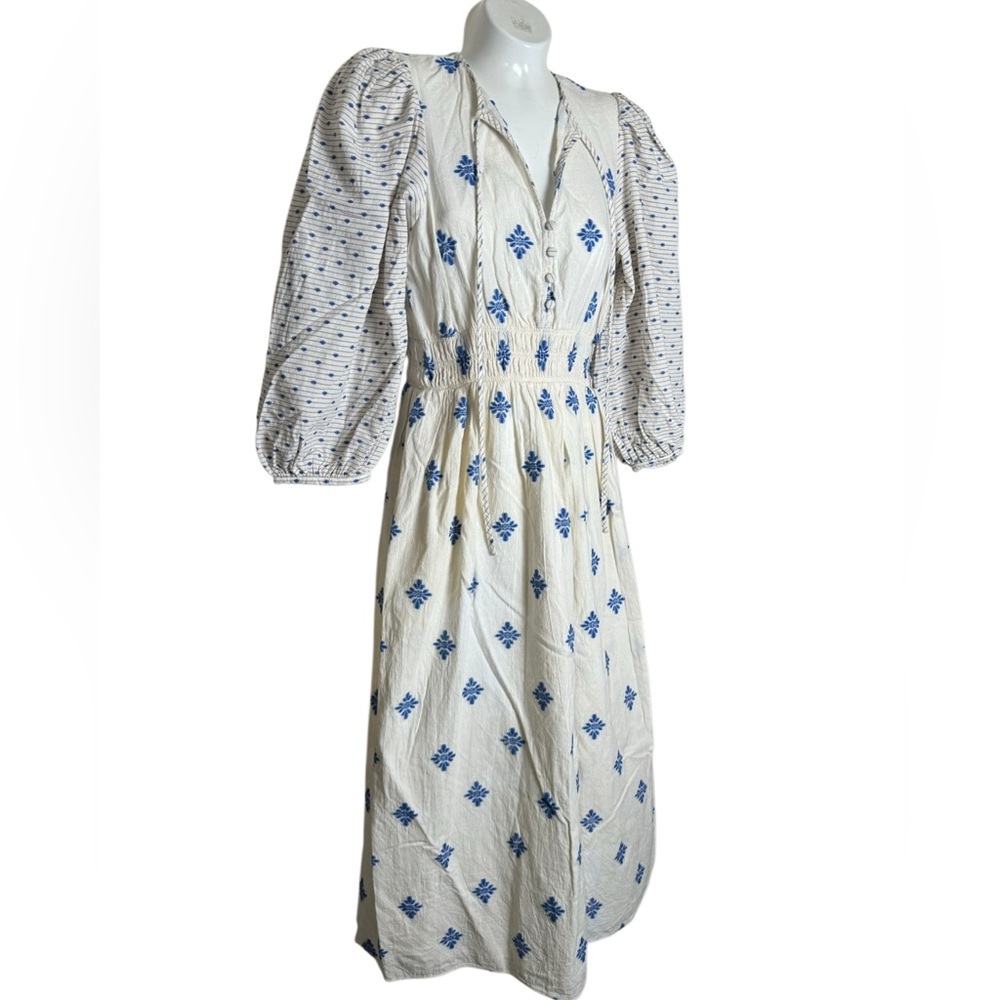 Hunter Bell Blue Medallion Clementine Dress - Picture 4 of 15